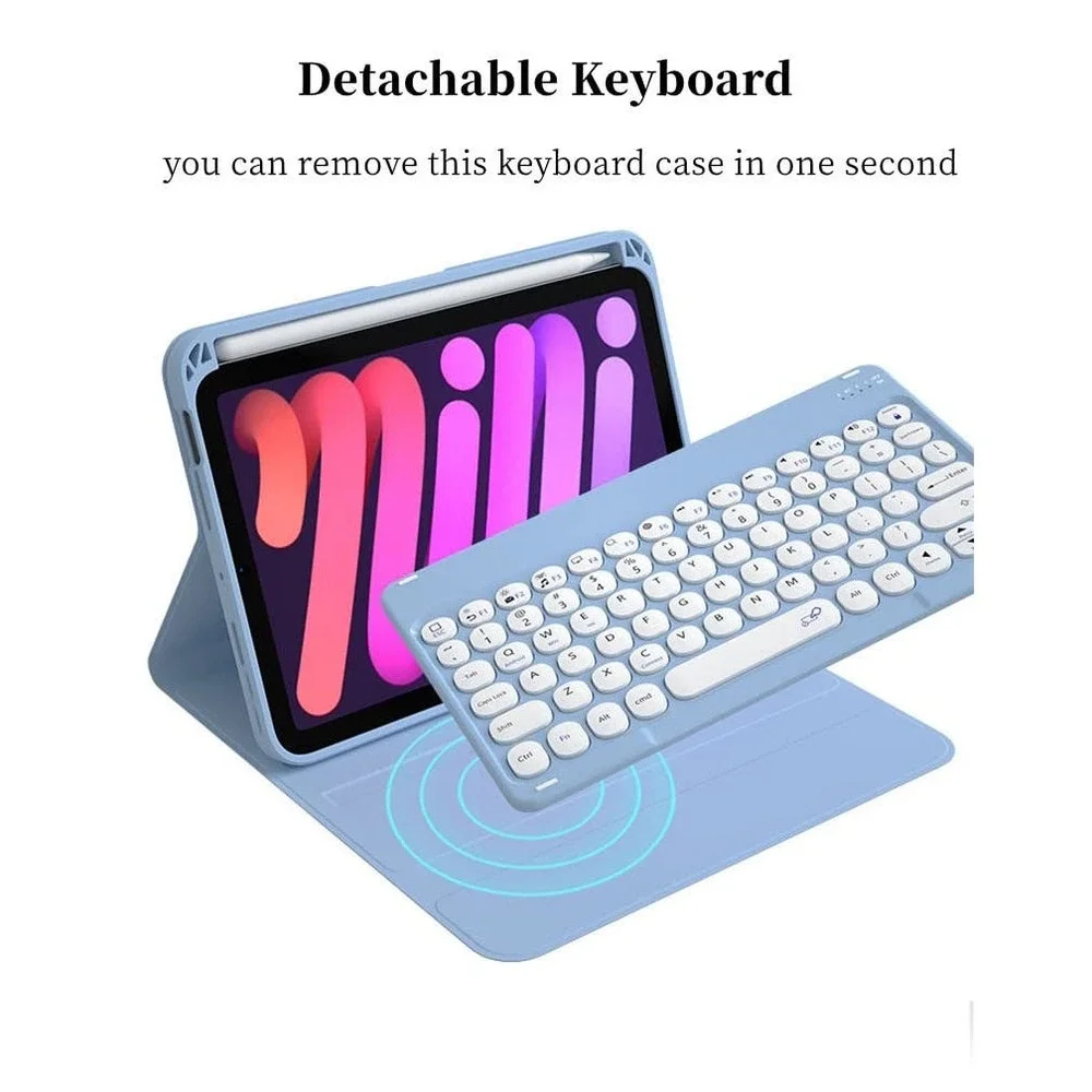 Rotating Keyboard Case for iPad 9th /8th /7th Gen 10.2 Inch